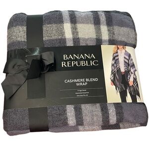 Banana Republic Women's Fringe Detail Cashmere Blend Wrap